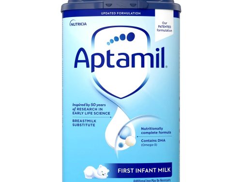 Aptamil First Powder Infant Formula with GOS_FOS, DHA, & HMO 3’GL, 28.2oz Canister