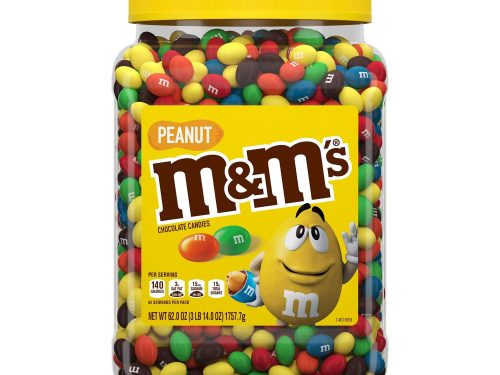 M&M's Peanuts Jar Pantry Size, 62 Ounce