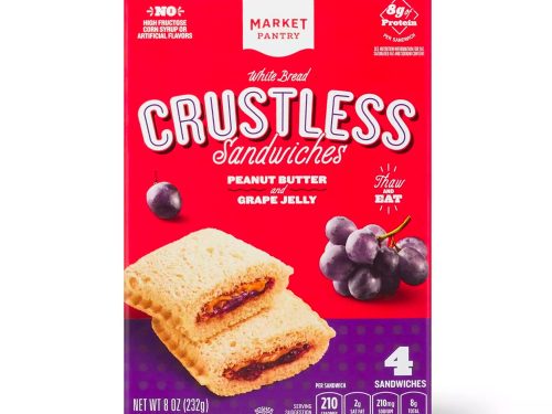 Frozen Peanut Butter and Grape Jelly Crustless Sandwich - 4ct
