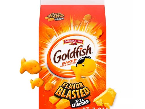 Goldfish Flavor Blasted Extra Cheddar Snack Crackers
