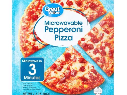 Great Value Classic Crust Pepperoni Microwave Frozen Pizza 7.2oz
