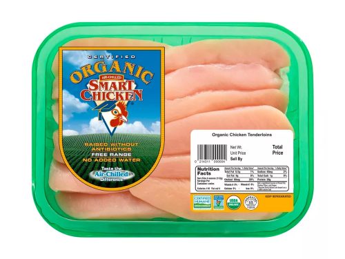 Smart Chicken Organic Chicken Tenderloins - 0.75-1.75lbs - price per lb