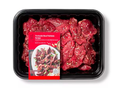 Teriyaki Beef Sirloin Strips - price per lb