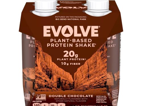Real Plant-Powered Protein Shake - Double Chocolate - 4pk_44 fl oz